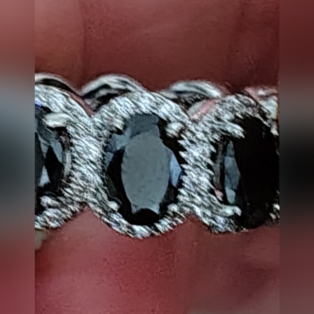 Sophisticated Black and Silver Bracelet